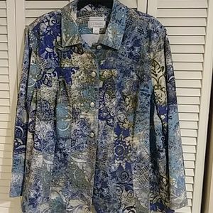 🦋C.J. Banks Collared lightweight blazer